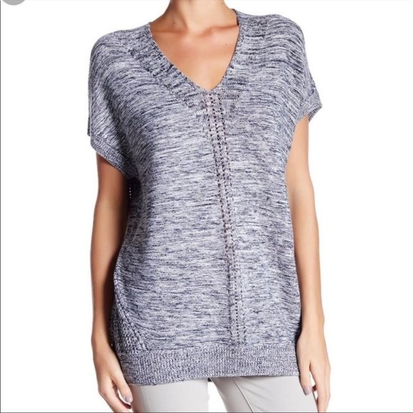 Vince Sweaters - NWT Vince Short Sleeve Cotton Knit Sweater